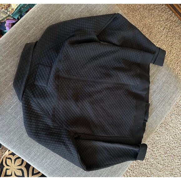 Evy’s tree lizzy black moto luxury hoodie comfort soft L excellent condition - Picture 2 of 4